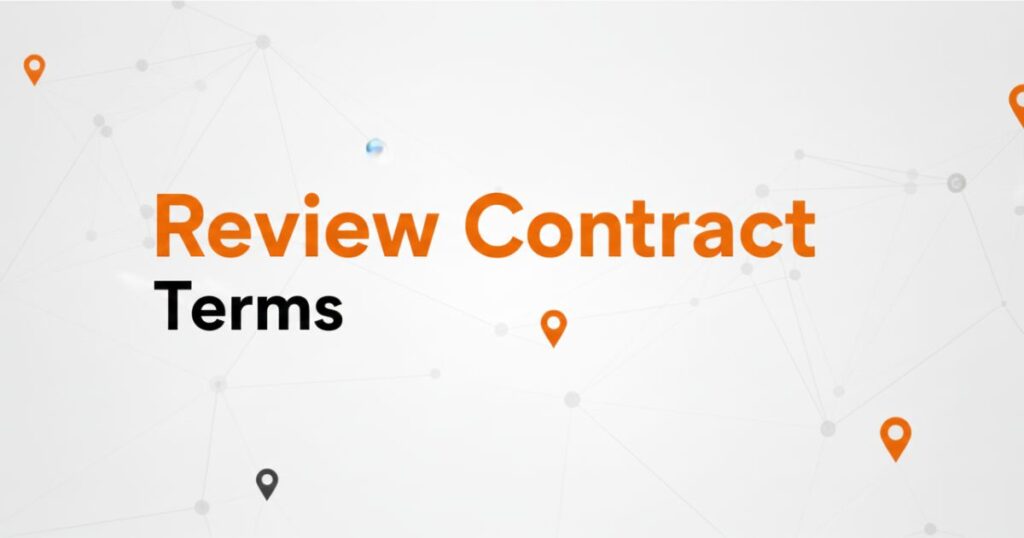Review Contract Terms​