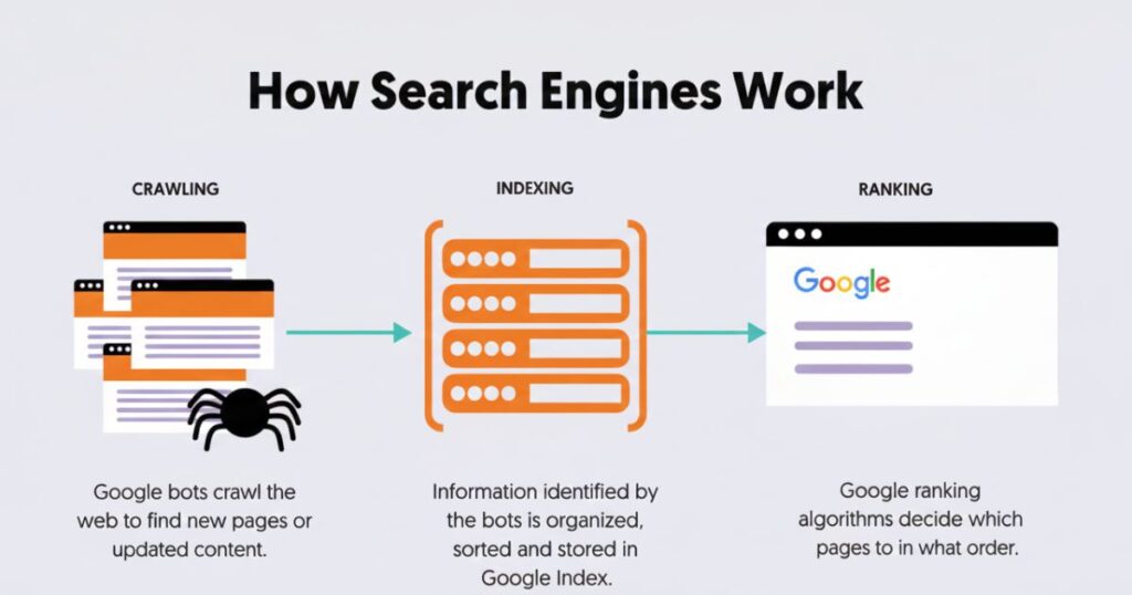 how search engines work : real estate seo